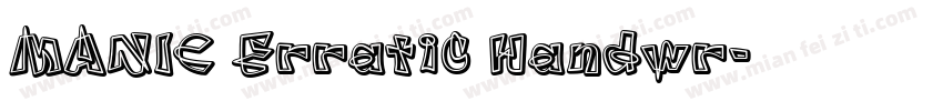 MANIC Erratic Handwr字体转换